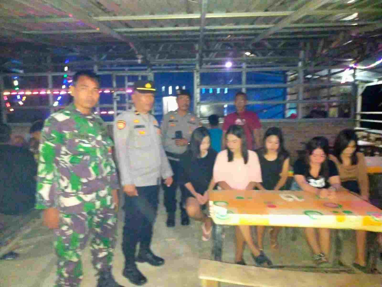 Razia Gabungan Polsek Indrapura dan Forkopinca Ciptakan Kamtibmas Kondusif
