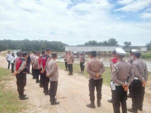 Polres Batu Bara Gelar Apel Kesiapan Pengamanan Kunjungan Kerja Gubernur Sumut
