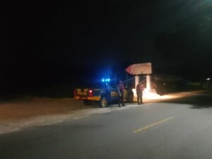 Patroli Presisi Sat Samapta Polres Batu Bara Jaga Kamtibmas di Malam Hari