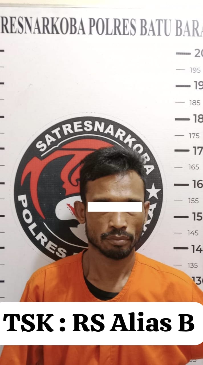 Satres Narkoba Polres Batu Bara Gerebek Pengedar Sabu di Gang Krakatau, 1,68 Gram Sabu Diamankan