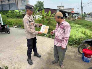 Sosialisasi Call Center 110 Polri di Kecamatan Tanjung Tiram