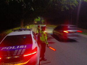 Personil Sat Lantas Polres Batu Bara Jaga Kamseltibcarlantas di Jalinsum