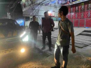 Polsek Labuhan Ruku Patroli Malam, Jaga Keamanan Tanjung Tiram dan Sekitarnya