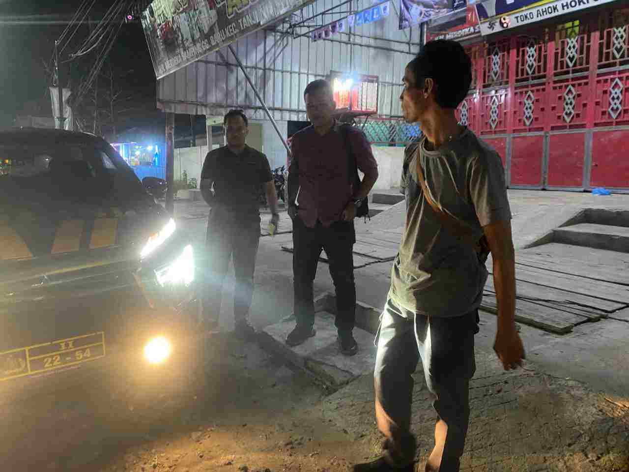 Polsek Labuhan Ruku Patroli Malam, Jaga Keamanan Tanjung Tiram dan Sekitarnya
