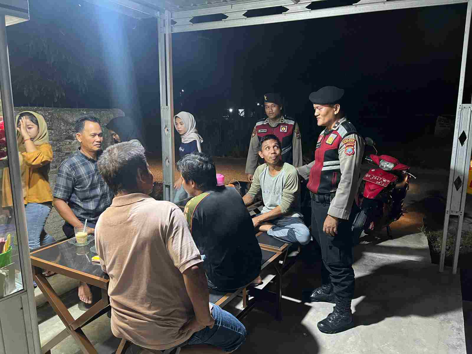Sat Samapta Polres Batu Bara Lakukan Cooling System di Desa Tanah Merah