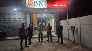 Patroli Malam Polsek Indrapura Jaga Kondusifitas Kamtibmas