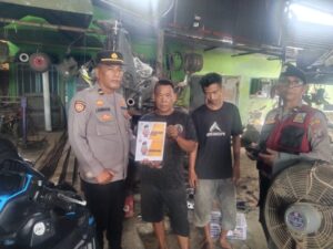 Kanit Binmas Polsek Indrapura Sosialisasikan Layanan Call Center 110