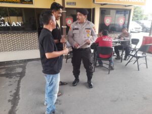 Sat Samapta Polres Batu Bara Sosialisasikan Layanan Polri 110