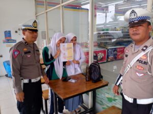 Satlantas Polres Batu Bara Sosialisasikan Layanan Call Center 110