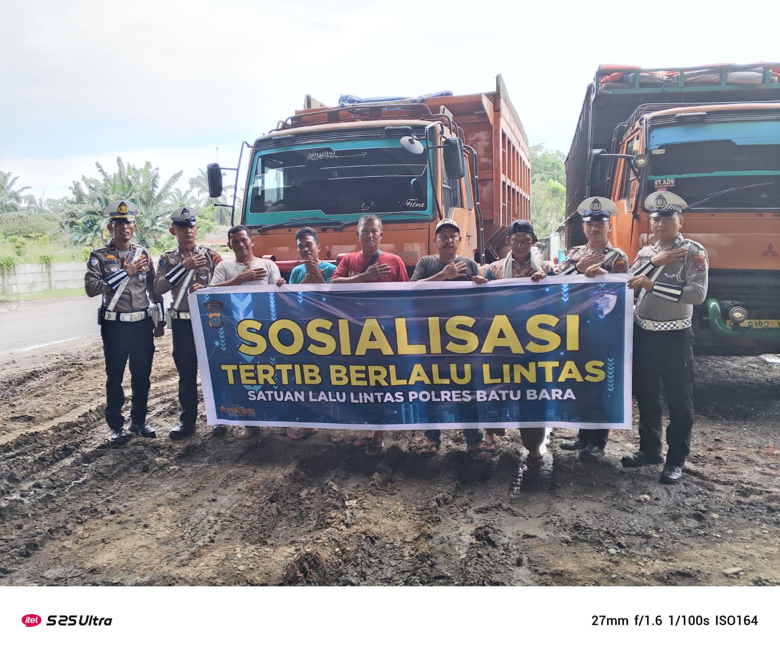 Satlantas Polres Batu Bara Sosialisasikan Tertib Berlalu Lintas