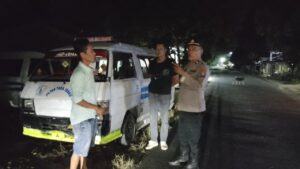 Patroli Malam Polsek Indrapura Cegah Gangguan Kamtibmas