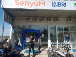 Sat Samapta Polres Batu Bara Amankan Objek Vital Perbankan di Kabupaten Batu Bara