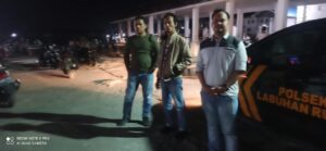Polsek Labuhan Ruku Patroli Malam, Cegah Gangguan Kamtibmas di Tanjung Tiram
