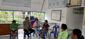 Bhabinkamtibmas Polsek Medang Deras Jaga Harkamtibmas dan Sosialisasikan Pencegahan Kejahatan Jalanan