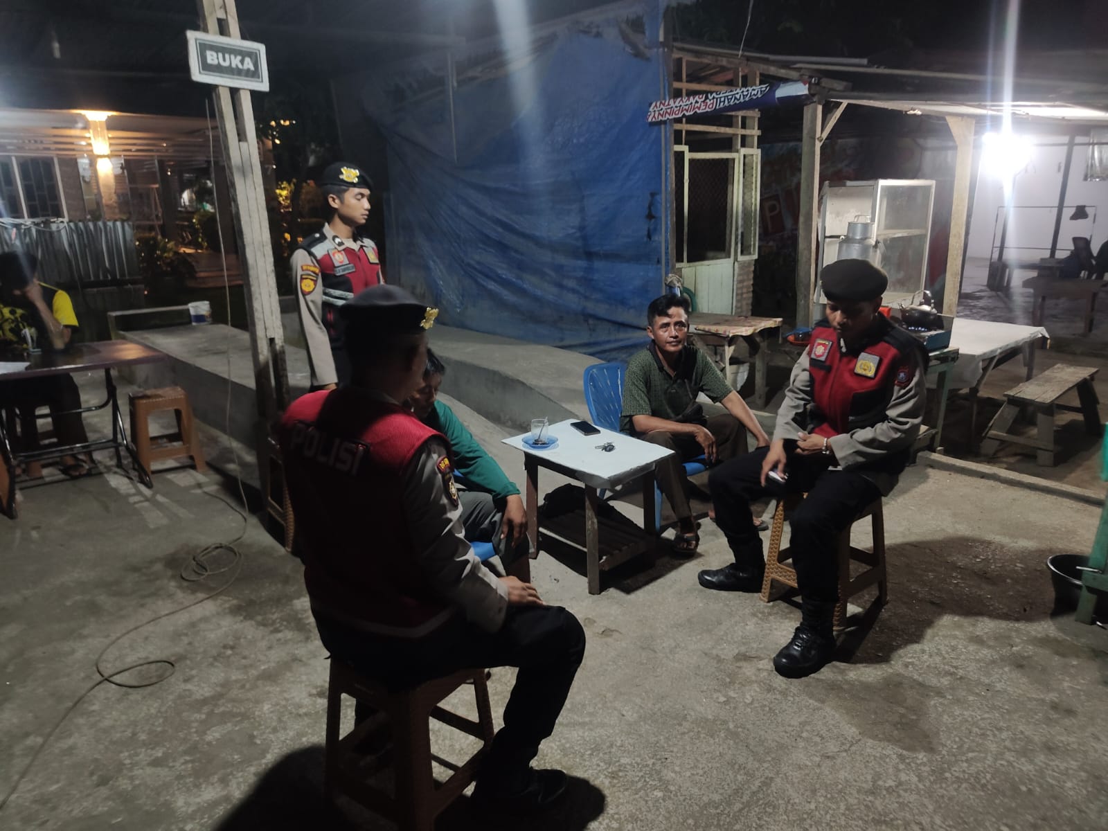 Sat Samapta Polres Batu Bara Laksanakan Cooling System, Ajak Warga Jaga Kamtibmas