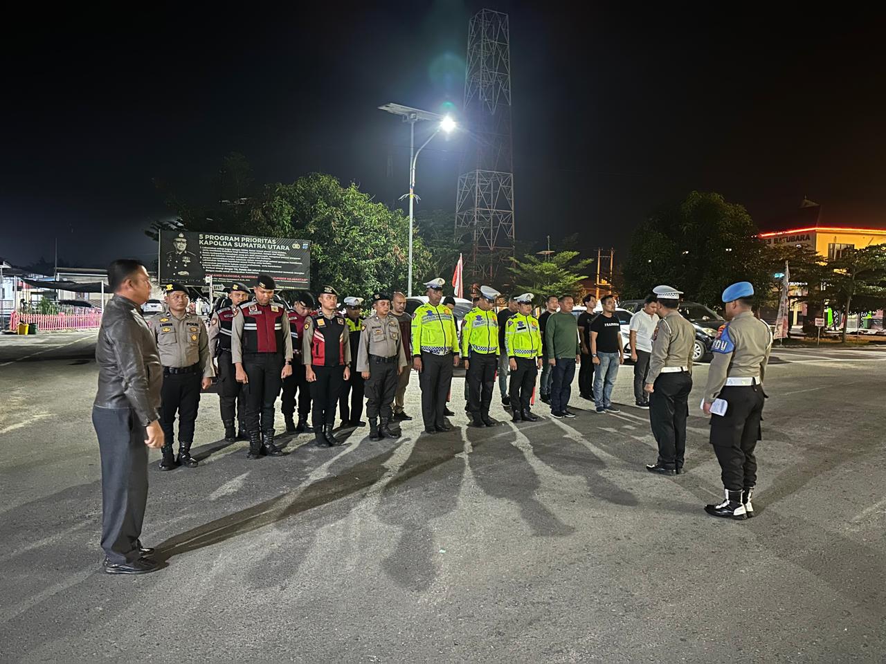 Polres Batu Bara Patroli Gabungan, Amankan Batu Bara dari Gangguan Kamtibmas