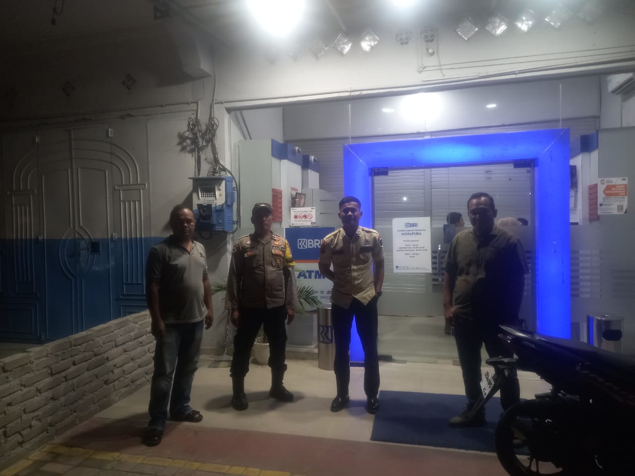 Polsek Indrapura Patroli Malam, Jaga Kondusifitas Kamtibmas di Wilayah Hukumnya