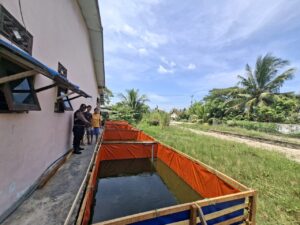 Polsek Medang Deras Awasi Budidaya Ikan Lele untuk Dukung Ketahanan Pangan