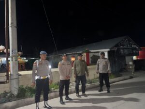 Polsek Medang Deras Amankan Malam Hari dengan Patroli Rutin