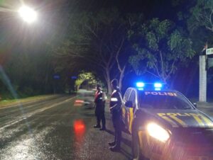 Patroli Blue Light Polres Batu Bara Amankan Jalinsum Lima Puluh