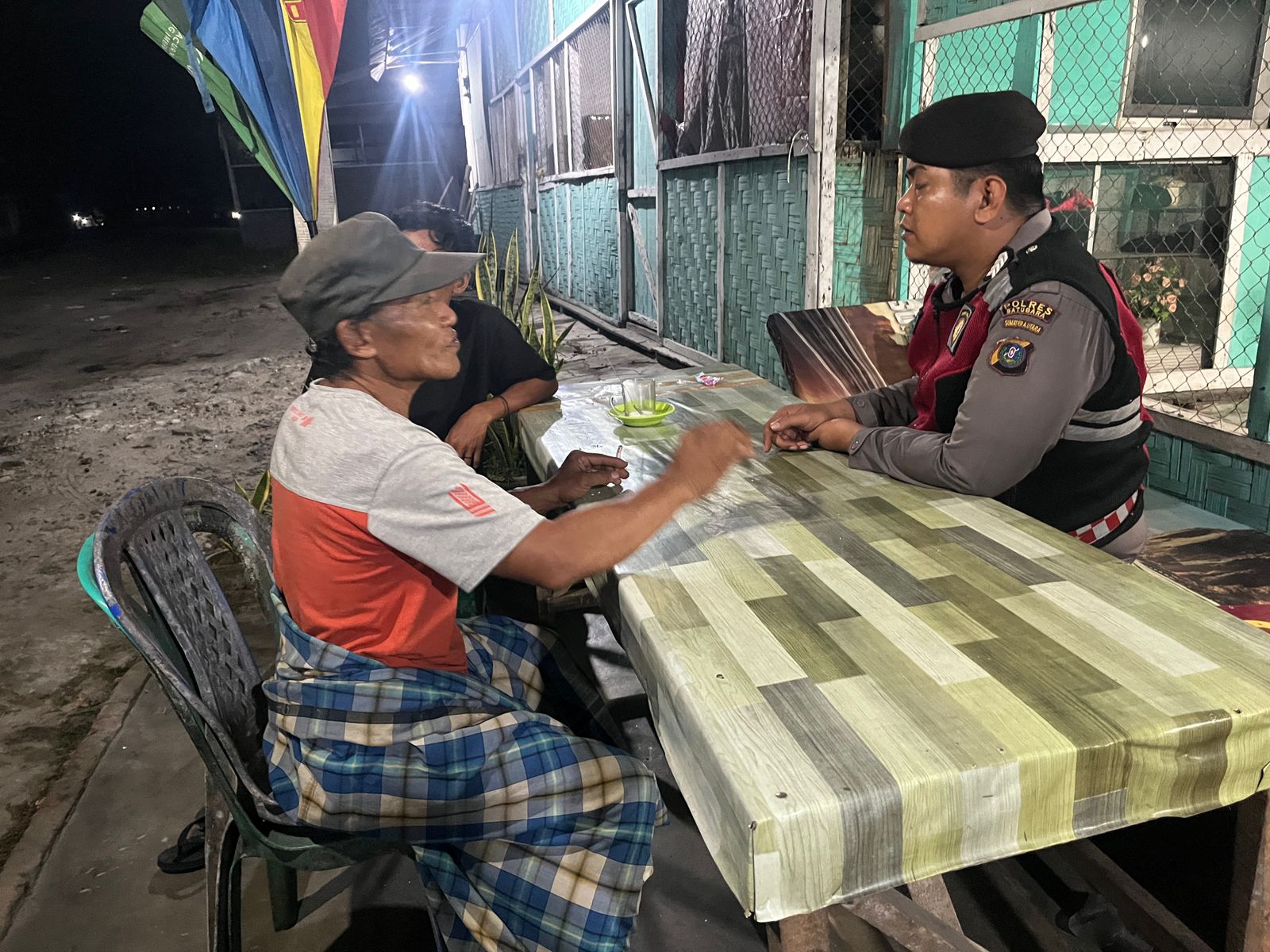 Sat Samapta Polres Batu Bara Laksanakan Cooling System di Sumber Padi