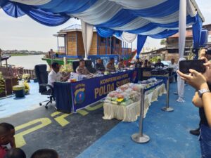 Sat Resnarkoba Polres Batu Bara Ungkap Kasus Narkoba, Gelar Konferensi Pers di Polres Tanjung Balai