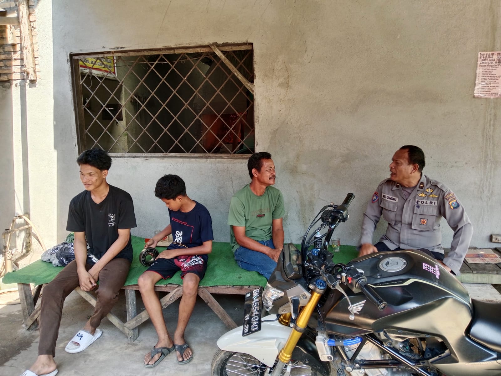 Sat Binmas Polres Batu Bara Lakukan Sambang dan Cooling System, Cegah Kekerasan dan Provokasi di Kalangan Remaja