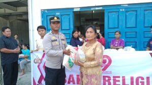 Polsek Indrapura Polres Batu Bara Berbagi Kebahagiaan di HUT Bhayangkara ke-79
