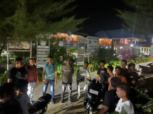 Patroli Antisipasi Gangguan Kamtibmas Polsek Indrapura: Menjaga Keamanan di Malam Hari