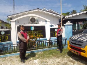 Patroli Roda Empat Sat Sabhara Polres Batu Bara: Menjaga Keamanan di Desa Dahari Selebar dan Masjid Lama