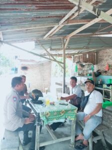 Bhabinkamtibmas Polsek Labuhan Ruku, Cooling System di Desa Sei Mentaram: Bangun Kamtibmas dan Ketahanan Pangan