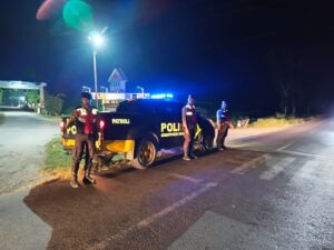 Patroli Presisi Roda-4 Polres Batu Bara Jaga Kamtibmas di Jalinsum