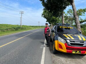 Patroli Presisi Polres Batu Bara Antisipasi 3C di Jalinsum Indrapura-Simpang Limau Manis