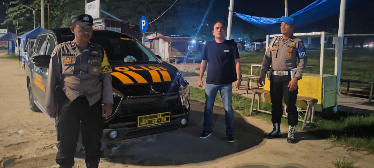 Patroli Rutin Polsek Labuhan Ruku Jaga Kondusifitas Kamtibmas
