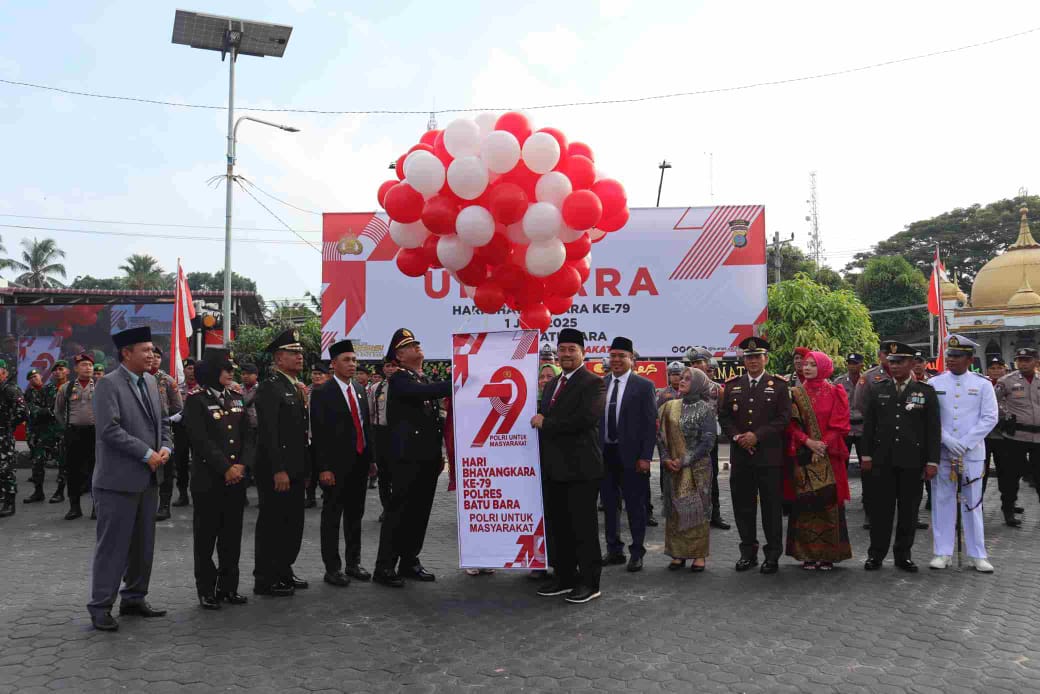 Upacara Hari Bhayangkara ke-79 Polres Batu Bara: Mengukuhkan Komitmen “Polri untuk Masyarakat”