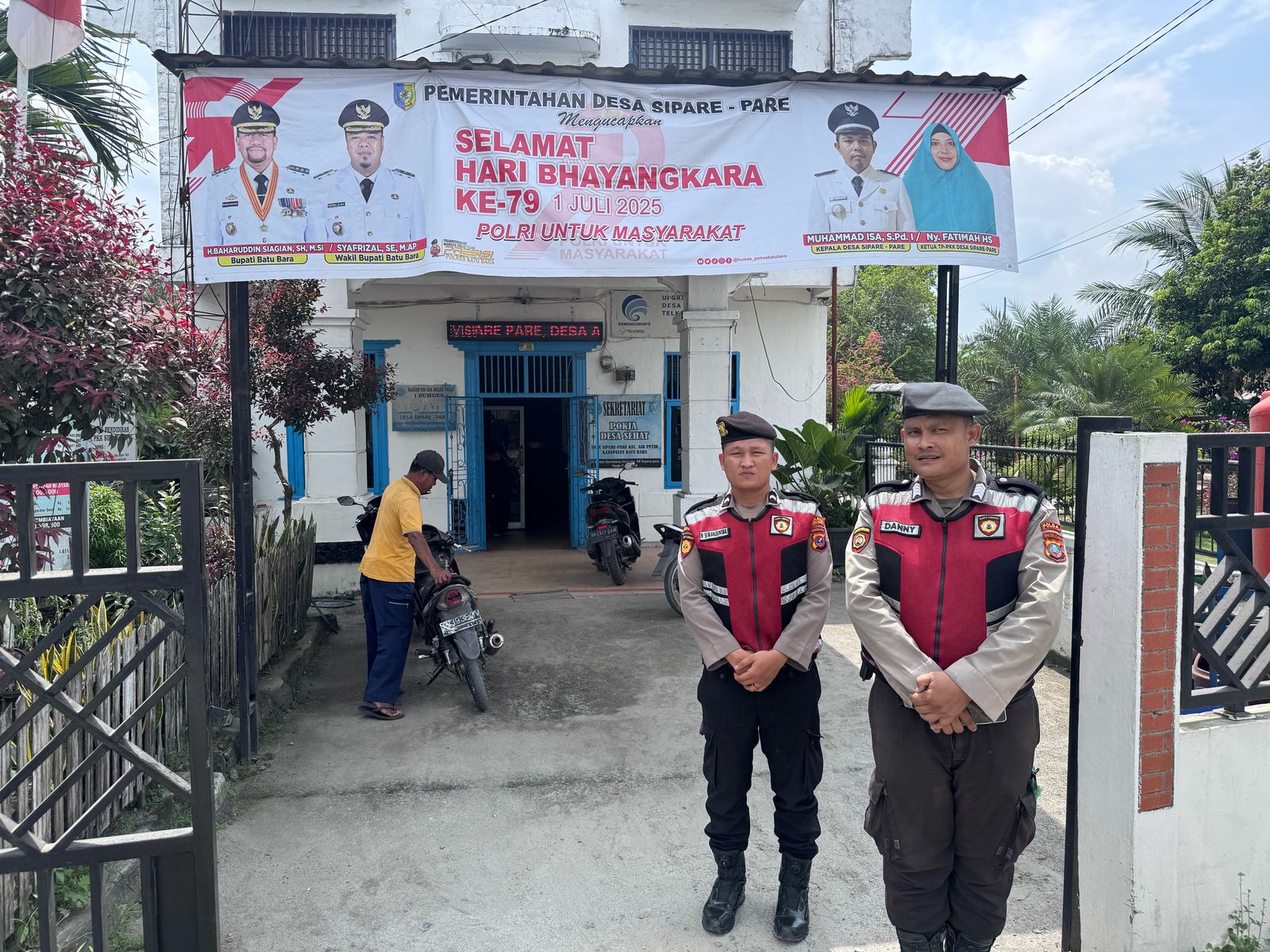 Patroli dan Sambang Sat Sabhara Polres Batu Bara Ciptakan Rasa Aman di Desa