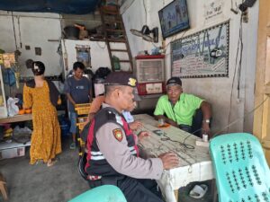 Kanit Samapta Polsek Medang Deras Sosialisasikan Pencegahan Kejahatan Jalanan