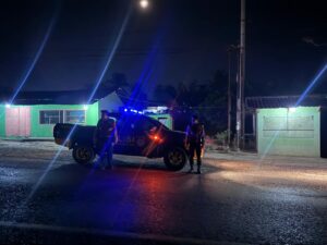 Patroli Kota Presisi “Blue Light” Polres Batu Bara Amankan Simpang Rel Perumahan Socfindo Pontas