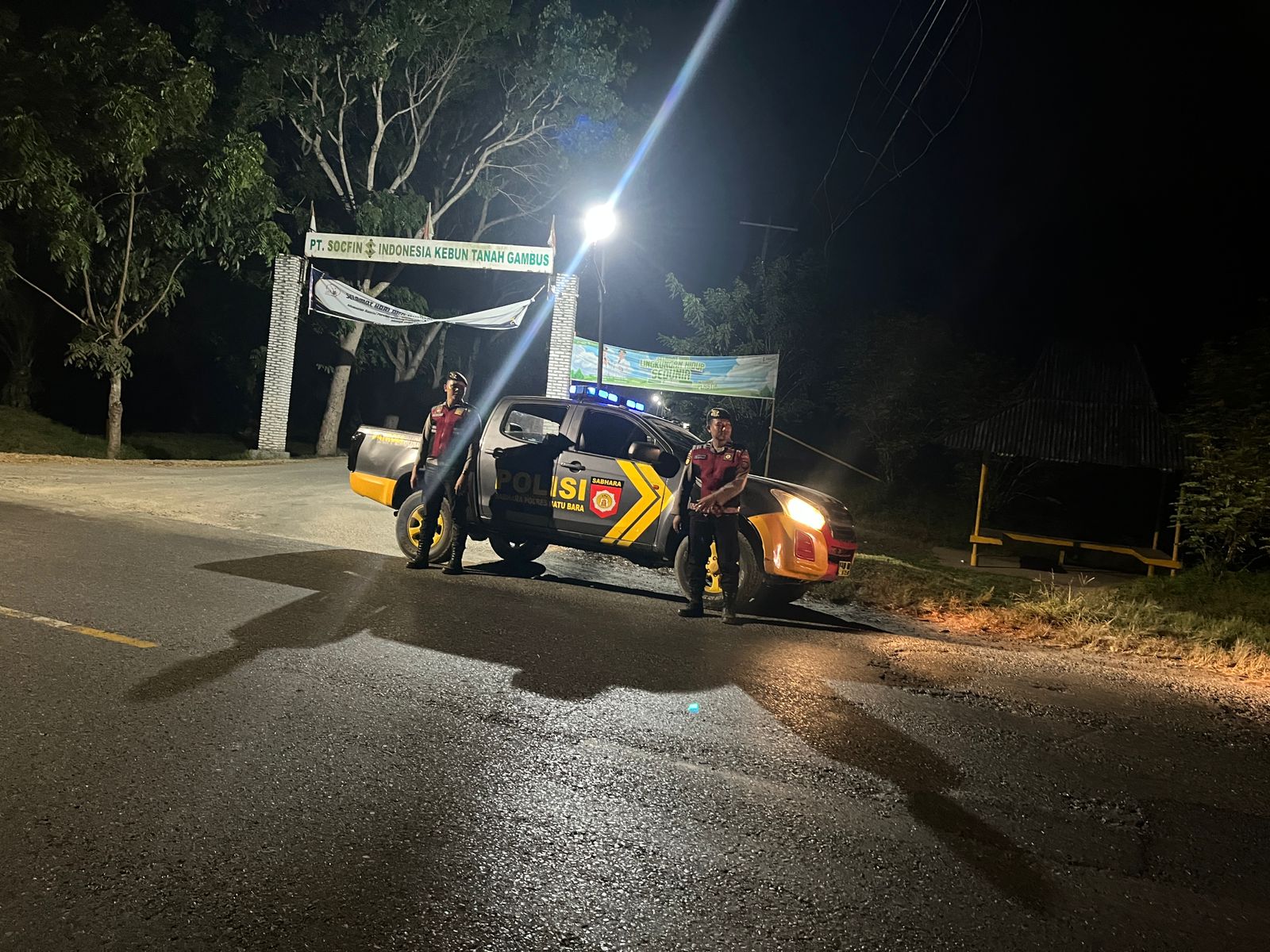 Patroli Blue Light Roda Empat Polres Batu Bara Jaga Keamanan Jalinsum