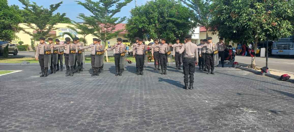 Personil Sat Samapta Polres Batu Bara BatuTingkatkan Kemampuan Dalmas