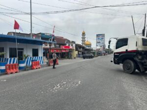 Sat Lantas Polres Batu Bara Jaga Kamseltibcar Lantas di Sejumlah Titik Strategis