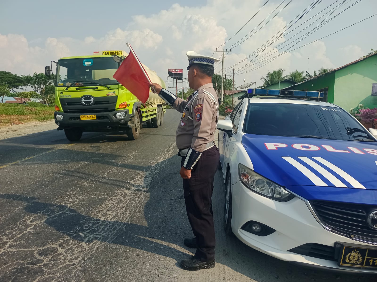 Patroli Satlantas Polres Batu Bara Tingkatkan Keamanan dan Keselamatan Lalu Lintas