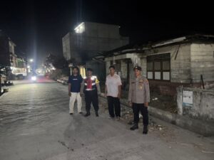 Patroli Malam Polsek Medang Deras Cegah Kejahatan dan Jaga Kamtibmas