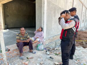 Satuan Samapta Polres Batu Bara Sosialisasikan Kamtibmas di Desa Pasar Baru