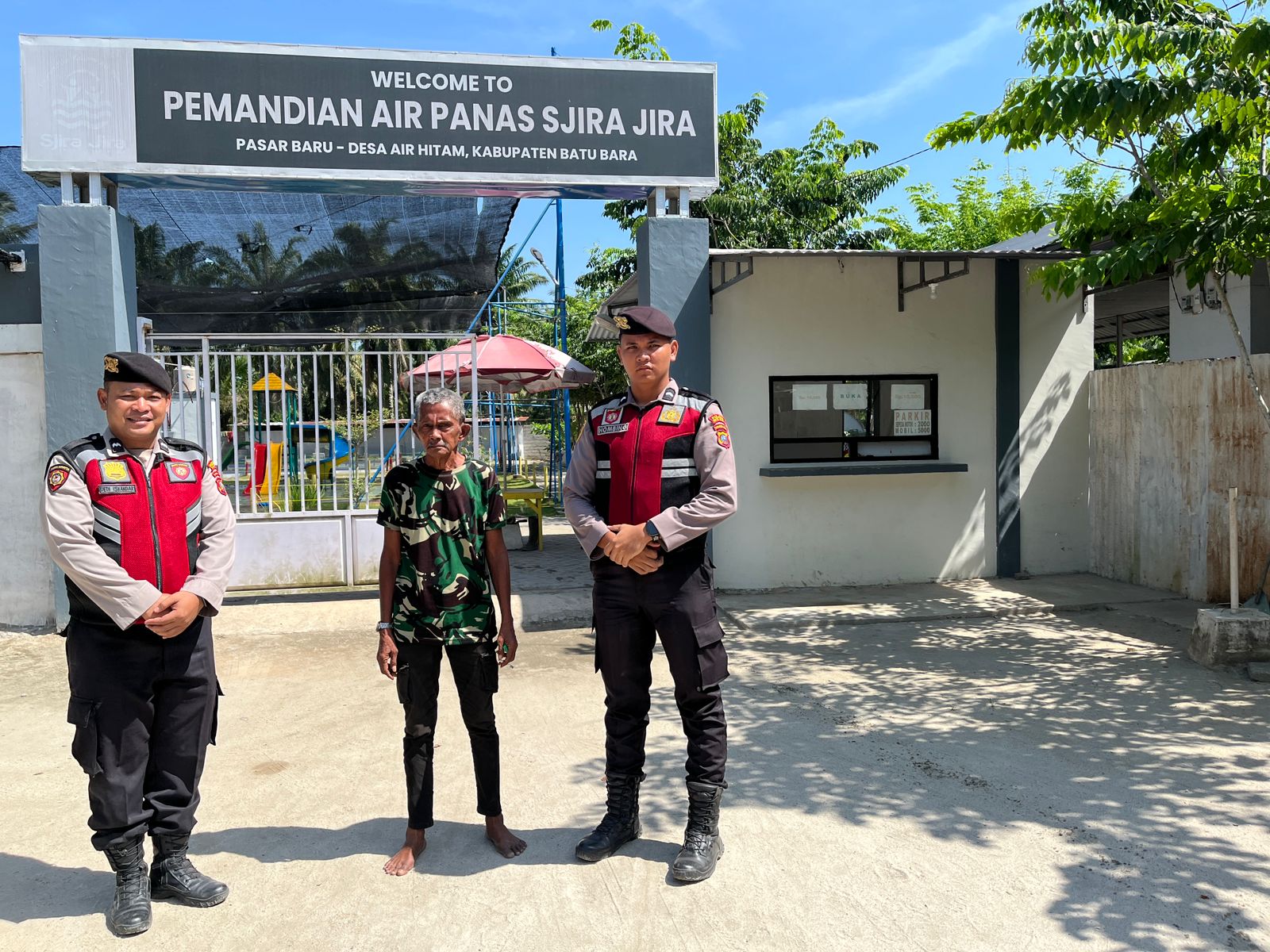 Satuan Samapta Polres Batu Bara Amankan Objek Wisata, Jamin Kenyamanan Pengunjung