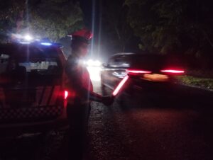 Patroli Blue Light Satlantas Polres Batu Bara Ciptakan Kamseltibcarlantas Kondusif