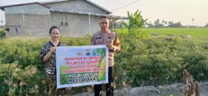 Polsek Medang Deras Dukung Program Ketahanan Pangan Nasional melalui Pengecekan Lahan Pertanian