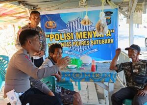 Satlantas Polres Batu Bara Sukseskan Program “Lalu Lintas Menyapa”