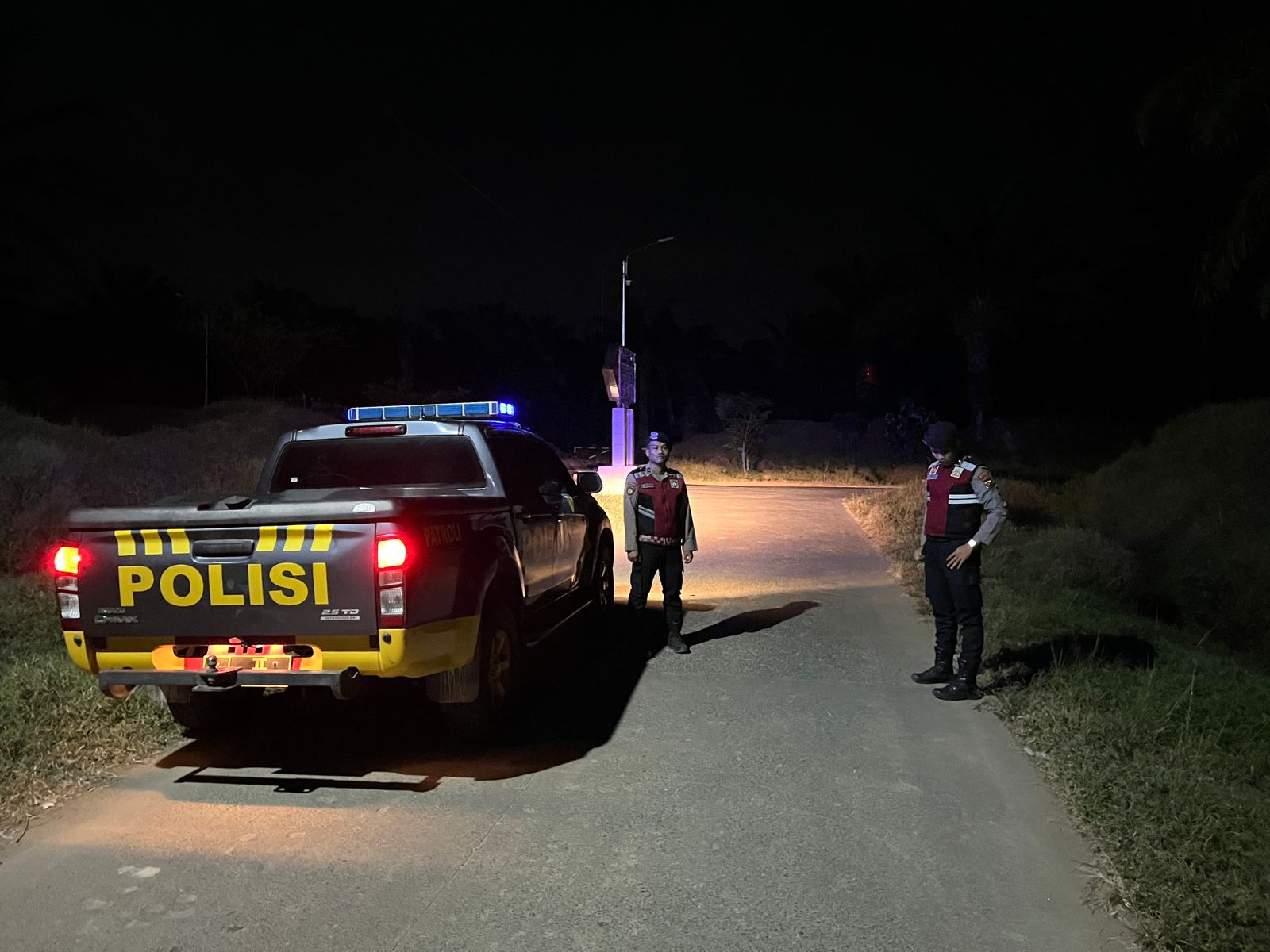 Patroli Presisi Blue Light Polres Batu Bara Jaga Kondusifitas Kota