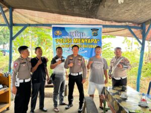 Satlantas Polres Batu Bara Sosialisasikan Keselamatan Lalu Lintas kepada Sopir Angkutan Barang
